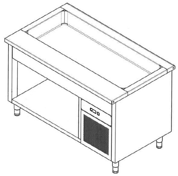 Вітрина холодна Kogast SR1404150N