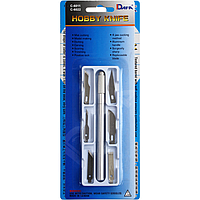 Набор для моделирования 6011: нож макетный 6 сменных лезвий DAFA