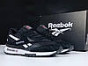 Кросівки чоловічі Reebok LX2200 Black кеди Рібок ЛХ2200 чорні з білим замшеві демісезонні стильні, фото 7