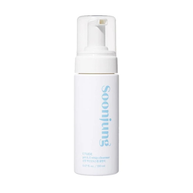 М'яка пінка-мус для вмивання Etude House Soon Jung 6.5 Whip Cleanser 150 мл