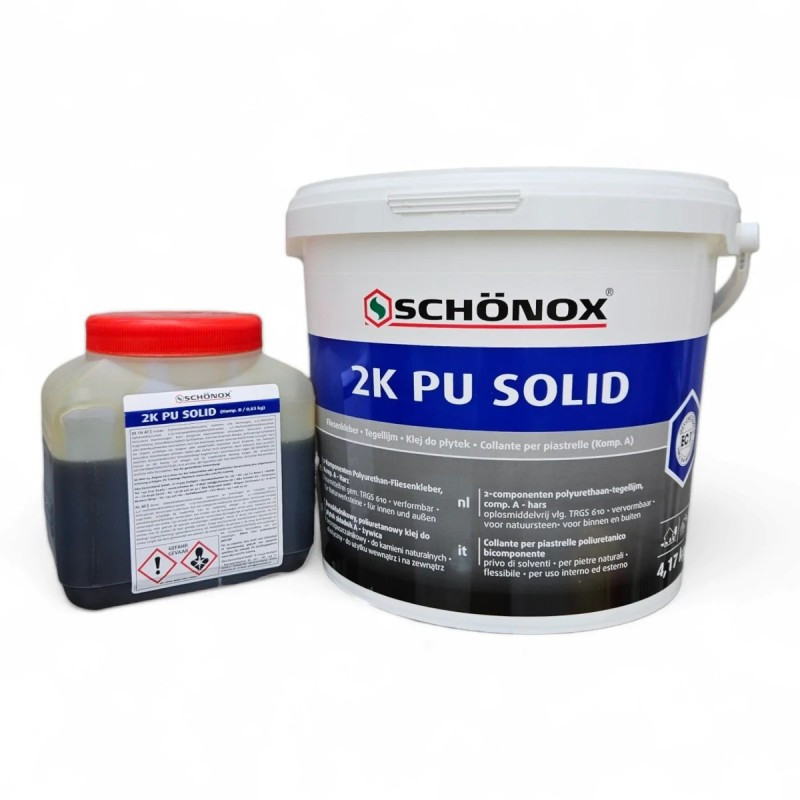 SCHÖNOX 2K PU SOLID (AB) двокомпонетний поліуретановий клей для плитки, 5 кг