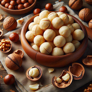 Макадамія горіх очищений