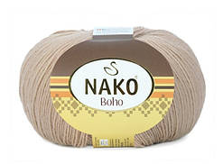 Пряжа Nako Boho № 4459 бежевий (Нако Бохо)