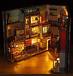 Бук Нук Старовинний провулок Book Nook Time Old Alley  книжковий куточок DIY TC-26 + купол, фото 2