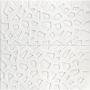 Декоративна настінно-стельова 3д панель що миється павутина 700х700х5мм Самоклеючі 3 D панелі