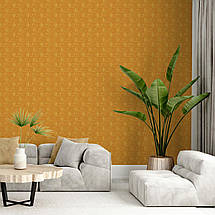 Декоративні 3д панелі для стін що миються Цегла 700х770х7мм Самоклеючі 3 D панелі колір Золотий, фото 5