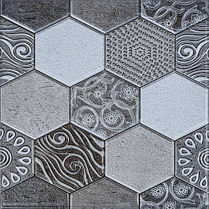 Декоративні 3д панелі для стін що миються сірий квадрат 300х300х5мм Самоклеючі ПВХ 3 D панелі ціна за 1 шт.