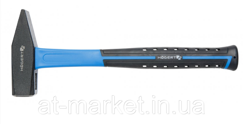 Молоток слюсарний 1000 р., з рукояткою зі скловолокна Hoegert HT3B029