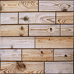 Декоративні 3д панелі для стін що миються карамельна 300х300х4мм Самоклеючі ПВХ 3 D панелі ціна за 1 шт.