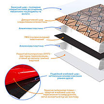 Самоклеюча алюмінієва плитка 300х300х3мм SW-00001927, фото 4