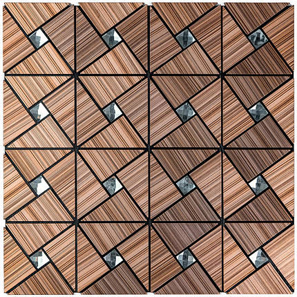 Самоклеюча алюмінієва плитка 300х300х3мм SW-00001927, фото 1