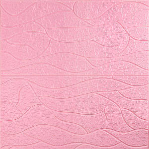 Панель 3D Pink 700*700*6mm (D) SW-00001950