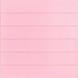 Декоративні 3д панелі для стін що миються під рожеве дерево 700х700х4мм Самоклеючі ППП 3 D панелі