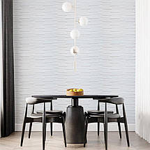 Декоративні 3д панелі для стін в рулоні що миються біла кладка 19600x700x5мм Самоклеючі 3 D панелі, фото 2