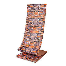 Декоративні 3д панелі для стін в рулоні що миються пісковик катеринославська цегла 19600x700x3мм Самоклеючі 3 D панелі, фото 5