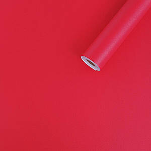 Плівка на самоклейці 0,45х10м х 0,07мм Червона (S) SW-00001505