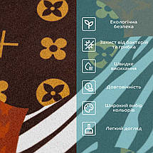 Вологопоглинаючий килимок "Happy" 38*58CM*3MM (D) SW-00001565, фото 5