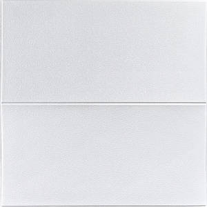 Декоративні 3д панелі для стін що миються Lichi square white 700х700х5мм Самоклеючі 3 D панелі