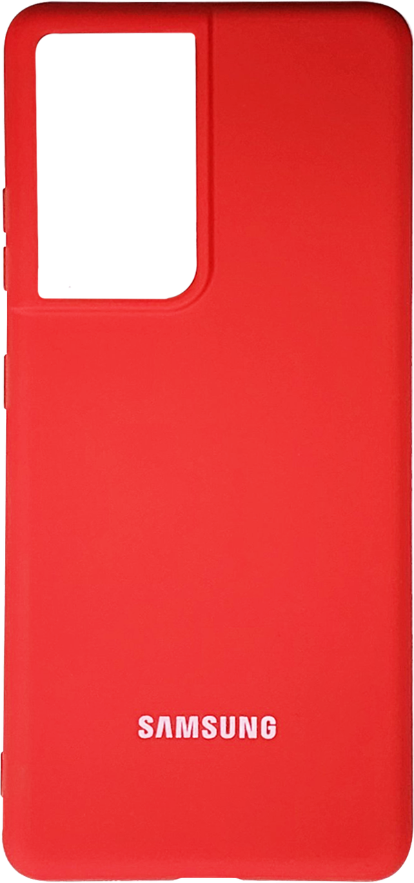 Силікон SA G998B S21 Ultra red Silicone Case Molan