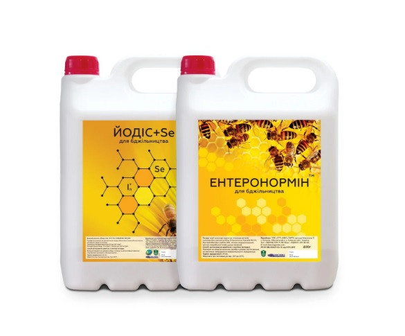 Ентеронормін 400 г з Йодіс+Se 2000 мл для бджільництва, 100 доз, фото 1