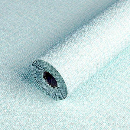 Миючі декоративні самоклеючі шпалери світло-голубі 2800*500*2мм (D) SW-00001783, фото 1