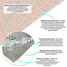 Миючі декоративні самоклеючі шпалери рожеві 2800*500*2,5мм YM-09 (D) SW-00002018, фото 4