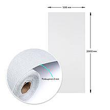 Миючі декоративні самоклеючі шпалери 2800*500*2мм WHITE (D) SW-00002022, фото 2