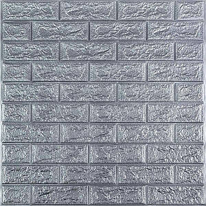 Панель стінова 3D 700х770х2мм СРІБЛО (D) SW-00001908