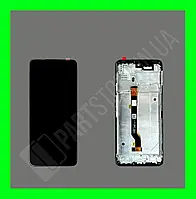 Дисплей INFINIX Hot 11S (X6812B) із сенсором та рамкою, чорний (оригінальні комплектуючі)