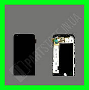 Дисплей LG H820 G5/H830/H840/H845/H850/H860/LS992 із сенсором та рамкою, чорний (оригінальні комплектуючі)