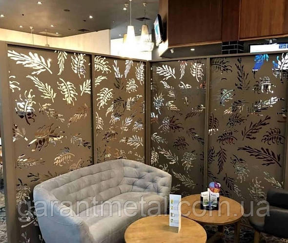 Декоративная металлическая перегородка (ID#2312592065), цена: 1000 ...