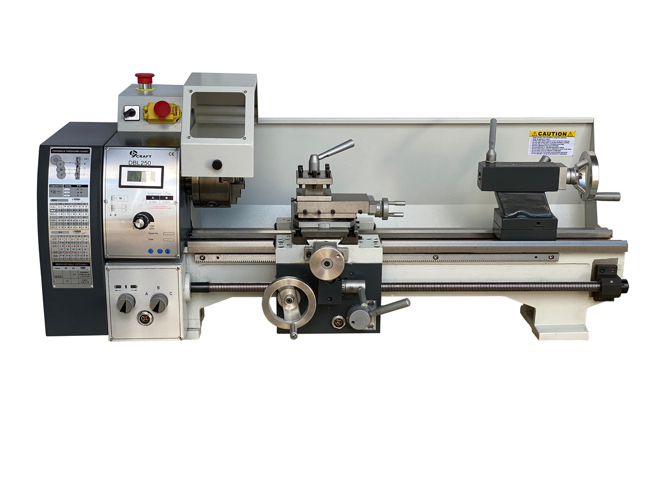 Токарно-гвинторізний верстат по металу 9craft DBL250 250х600 1100 ват 38 мм шпиндель, фото 1