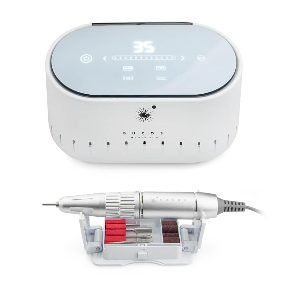 Фрезер Bucos Nail Drill X3 PRO WHITE PEARL, 35000 об/хв, 65 Вт.