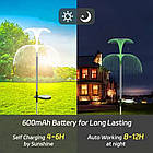 Садовий світильник "Медуза 2 яруси" на сонячній батареї автоматична зміна 7 кольорів 1шт, фото 8