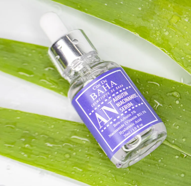 Сироватка проти пігментації з кавуном і ніацинамідом Cos de Baha Arbutin 5%+Niacinamide 5% Serum