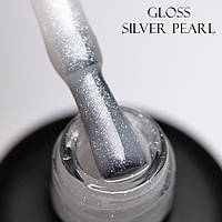 База камуфлююча GLOSS Premium French Base Silver Pearl, 11 мл