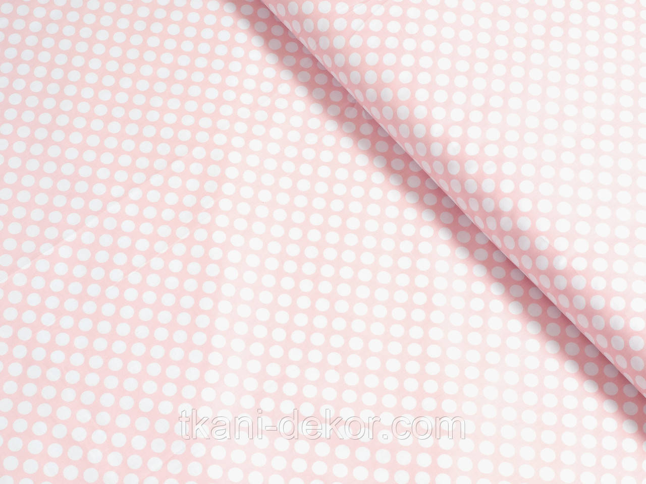 Сатин (бавовняна тканина) кружечки (0,45*160), фото 1