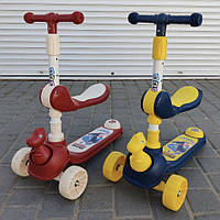 Самокат-беговел Scooter Animal 8107, фірмовий самокат-біговел, біговел для дитини, самокат