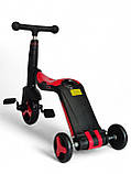 Самокат-біговел-велосипед Scooter 3in1 FL-868 фірмовий самокат-біговел, біговел для дитини, самокат, фото 6
