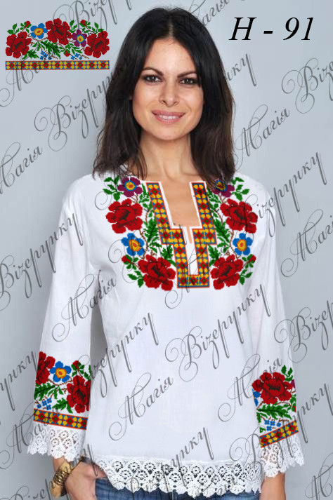Заготовка для вишиванки Сорочка жіноча Н-091 ТМ "Магія візерунку", фото 1