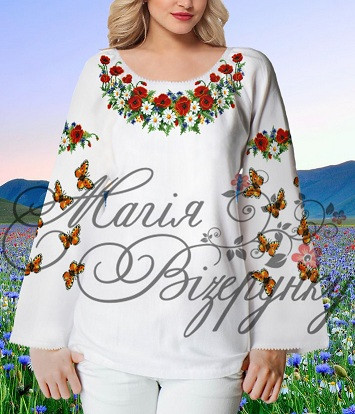 Заготовка для вишиванки Сорочка жіноча Н-204 ТМ "Магія візерунку", фото 1