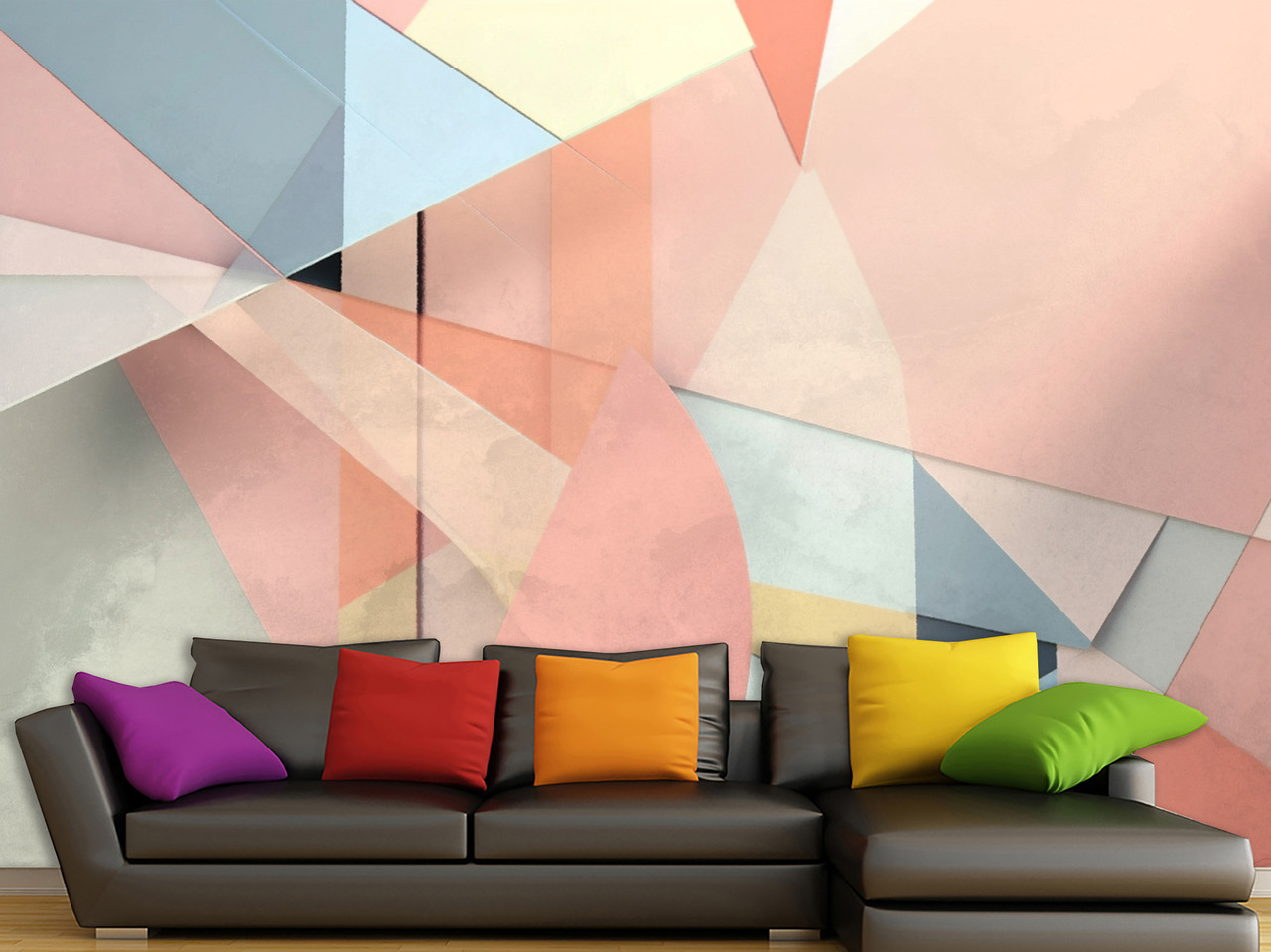 Самоклейка плівка Oracal  "Геометрична абстракція", декор для офісу, спальні, вітальні, фото 1