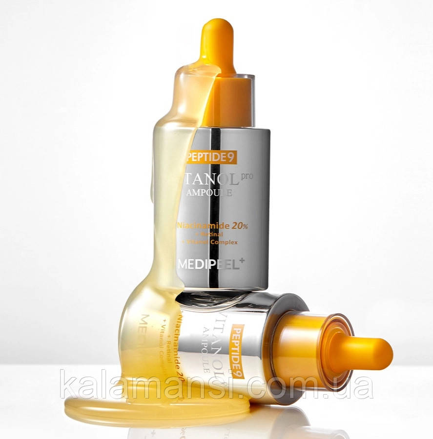 Сироватка для обличчя з комплексом вітанолу Medi-Peel Peptide 9 Vitanol Ampoule Pro 30мл