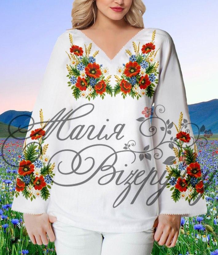 Заготовка для вишиванки Сорочка жіноча Н-095 ТМ "Магія візерунку", фото 1