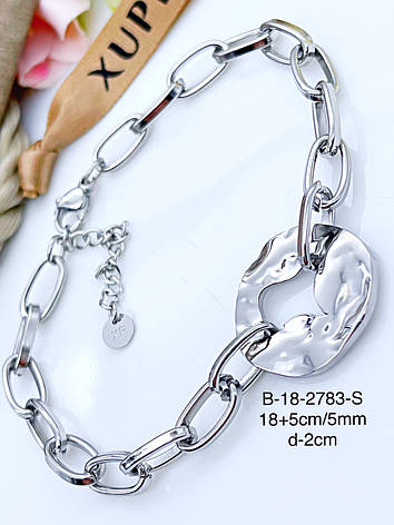 Браслет Stainlees Steel Xuping родій, фото 1