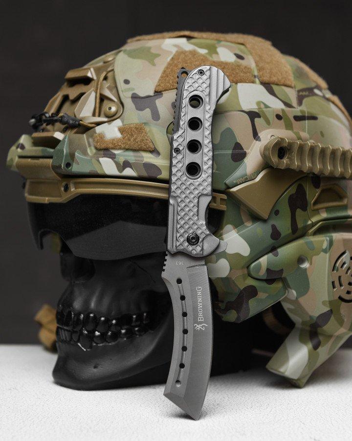 Ніж викидний Browning grey НП4832, фото 1