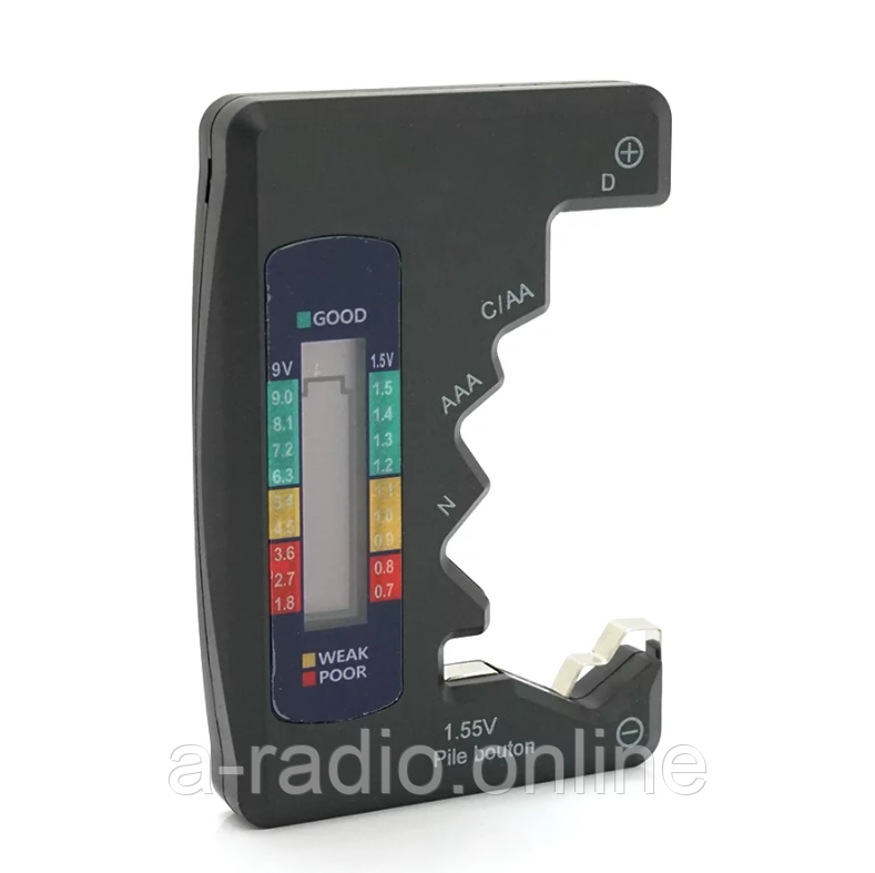 Цифровий тестер для акумуляторів та батарейок LCD-BT886 AA/AAA/9V/1.5V