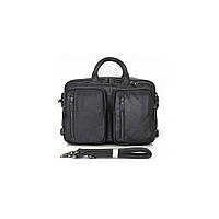 Портфель м'який шкіряний BUFFALO BAGS M7014A чорний