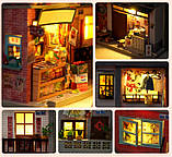 Бук Нук Старовинний провулок Book Nook Time Old Alley  книжковий куточок DIY TC-26 + купол, фото 3