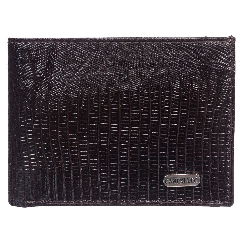 Портмоне шкіряне CANPEL 1409-143 коричневий лазер, фото 1